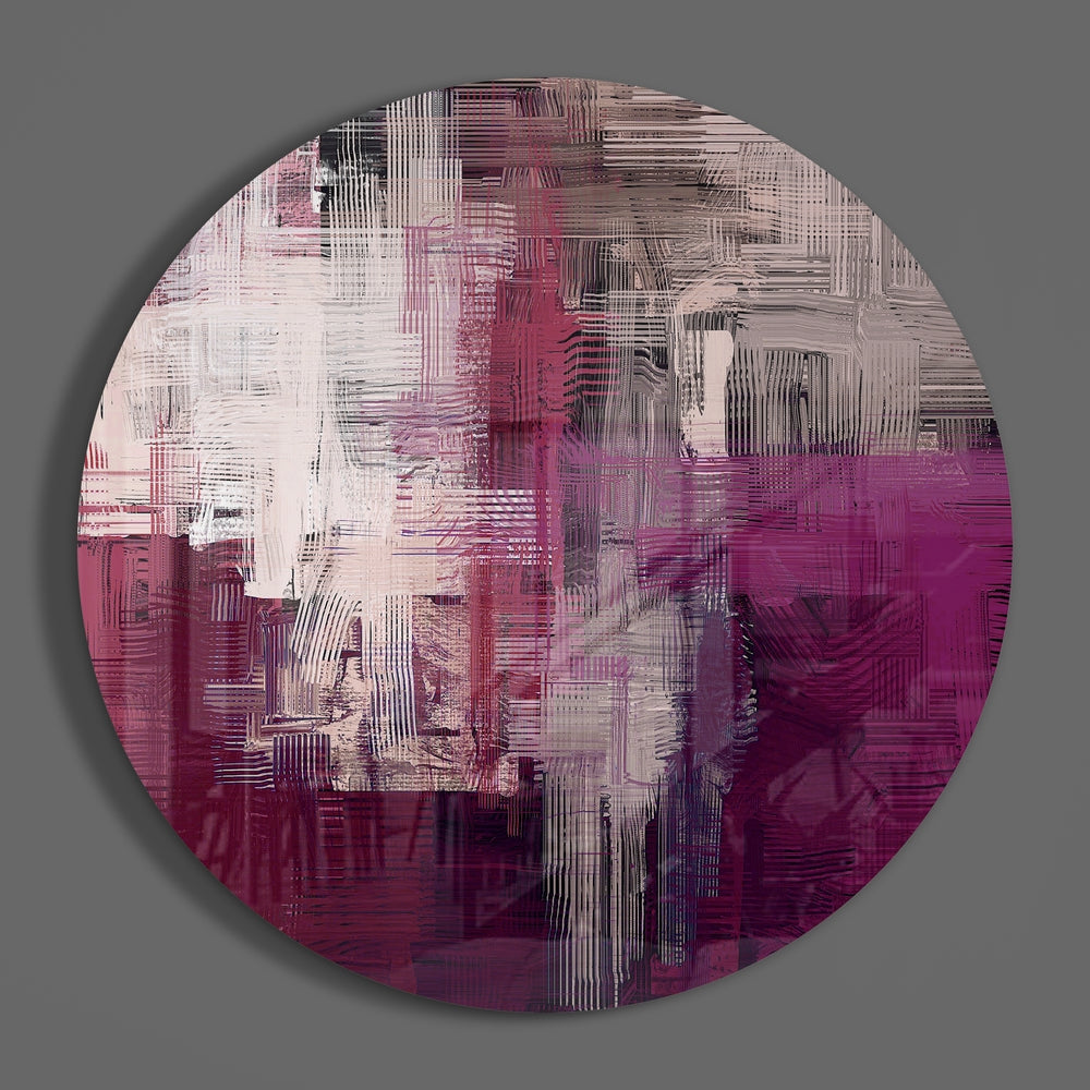 Abstract Glass Wall Art