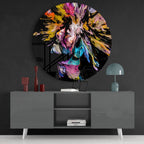 Dance of the Spirit Glass Wall Art