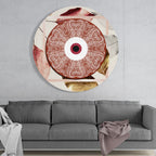 Evil Eye Bead Glass Wall Art