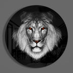 Lion Glass Wall Art