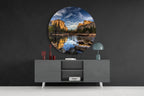 Mountains Glass Wall Art