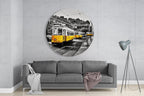 Tram Glass Wall Art