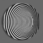 Hypnotic Glass Wall Art