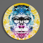 Philosopher Gorilla Glass Wall Art