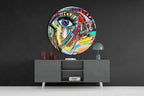 Abstract Complex Glass Wall Art