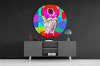 Statues Glass Wall Art