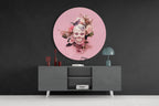 Skull Glass Wall Art