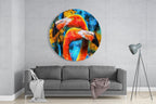 Flamingo Glass Wall Art
