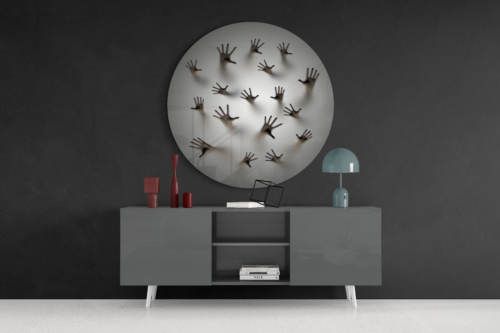 Independence Glass Wall Art