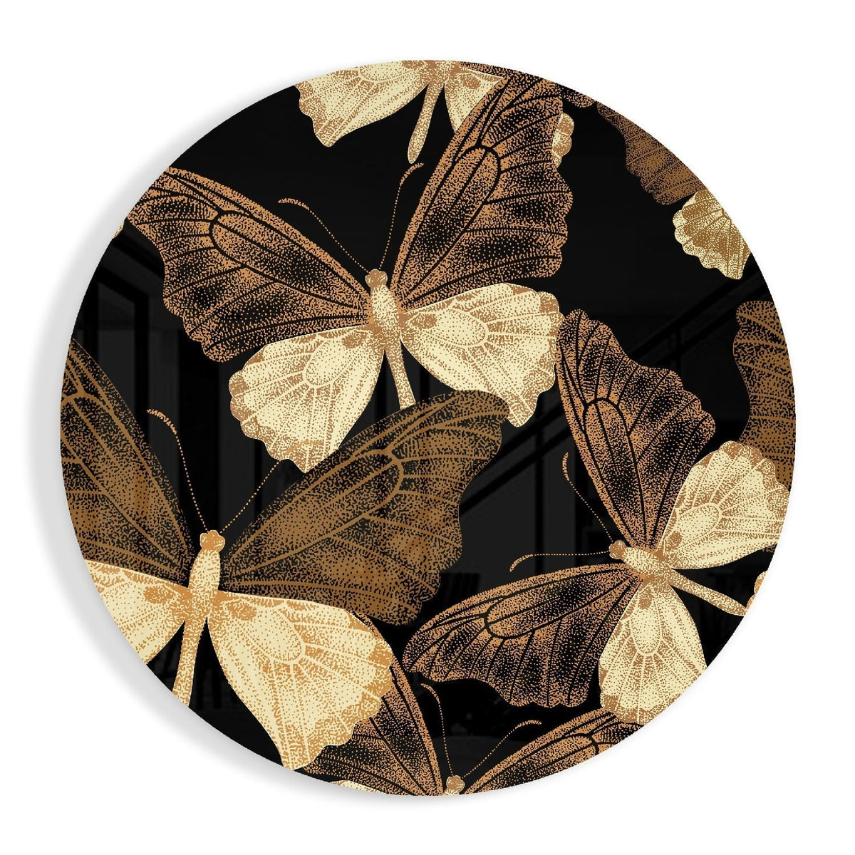 Butterflies Glass Wall Art