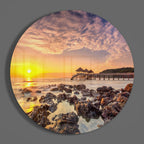 Sunrise Glass Wall Art