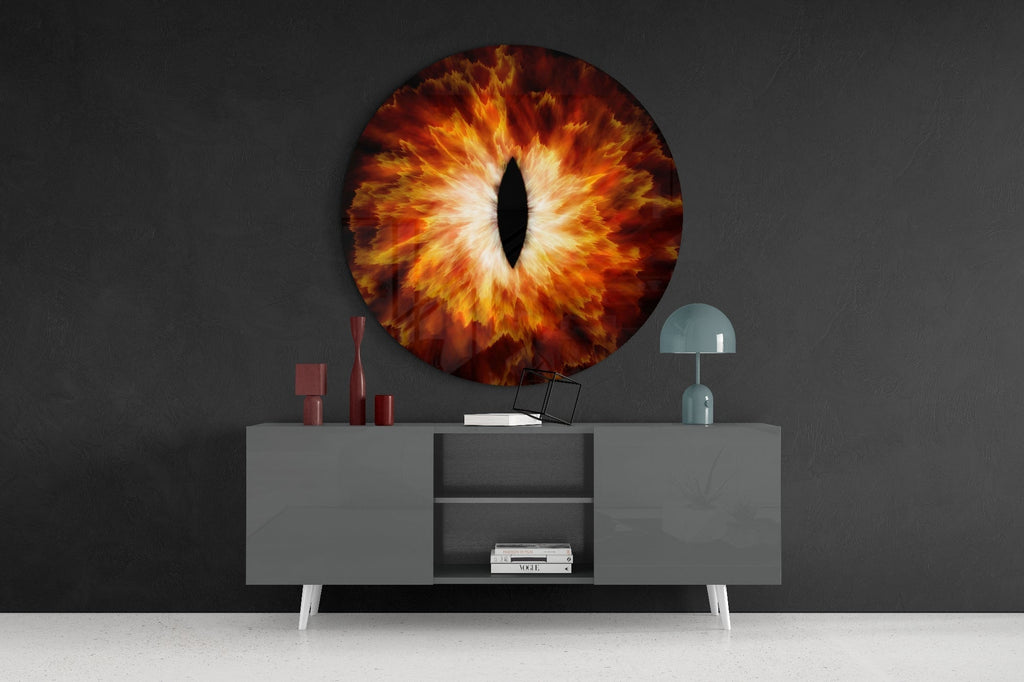 Fire Eye Glass Wall Art