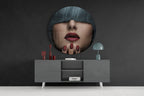 Bangs Glass Wall Art
