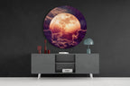 Moon Glass Wall Art