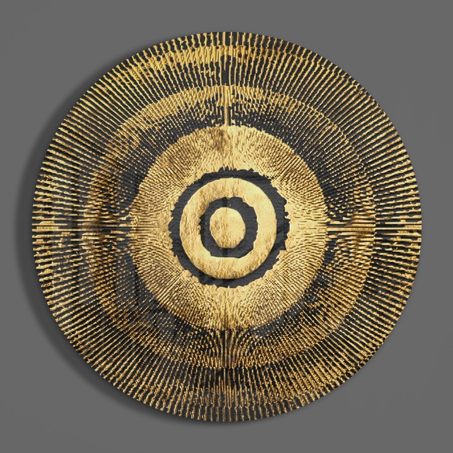 Abstract Loop Glass Wall Art