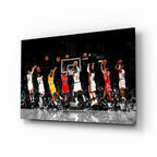 NBA All Stars GlassÂ WallÂ Art