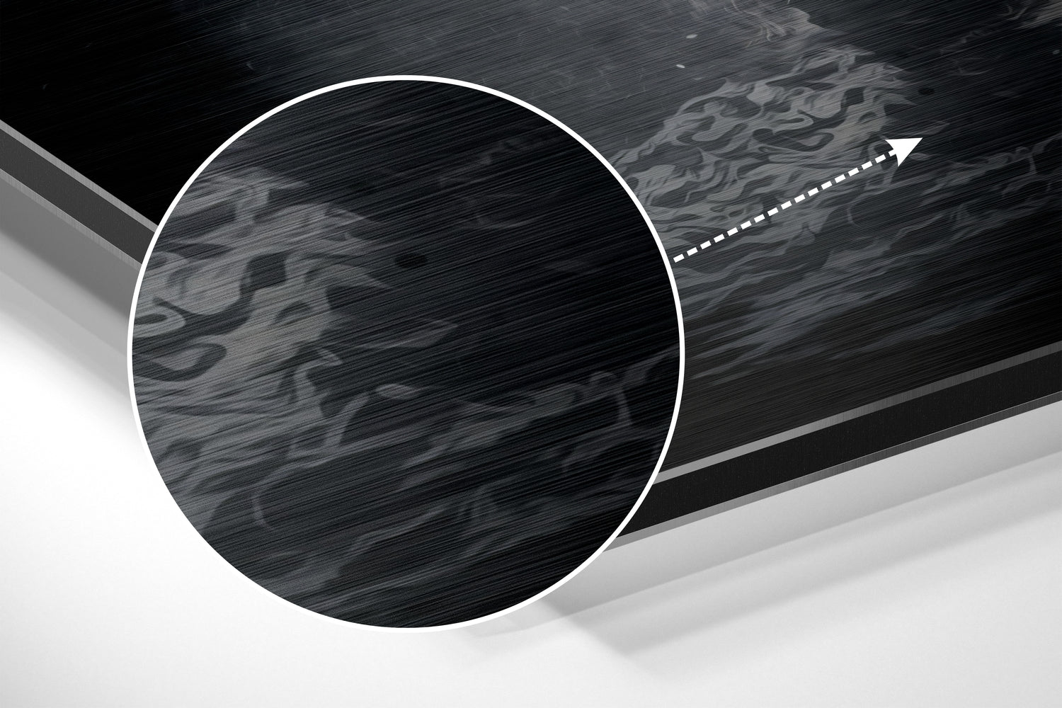 Brushed Aluminium Dibond Wall Art