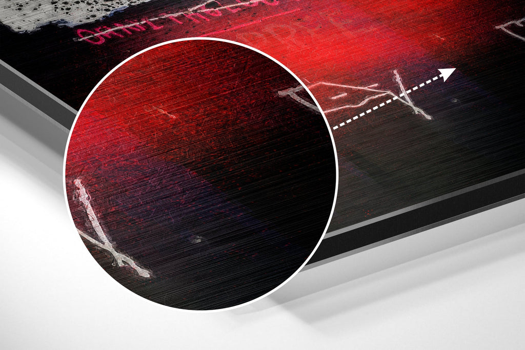 Brushed Aluminium Dibond Wall Art