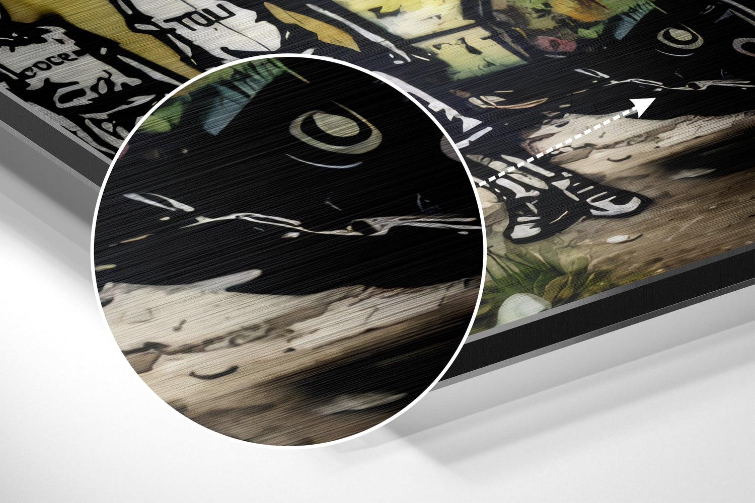 Brushed Aluminium Dibond Wall Art