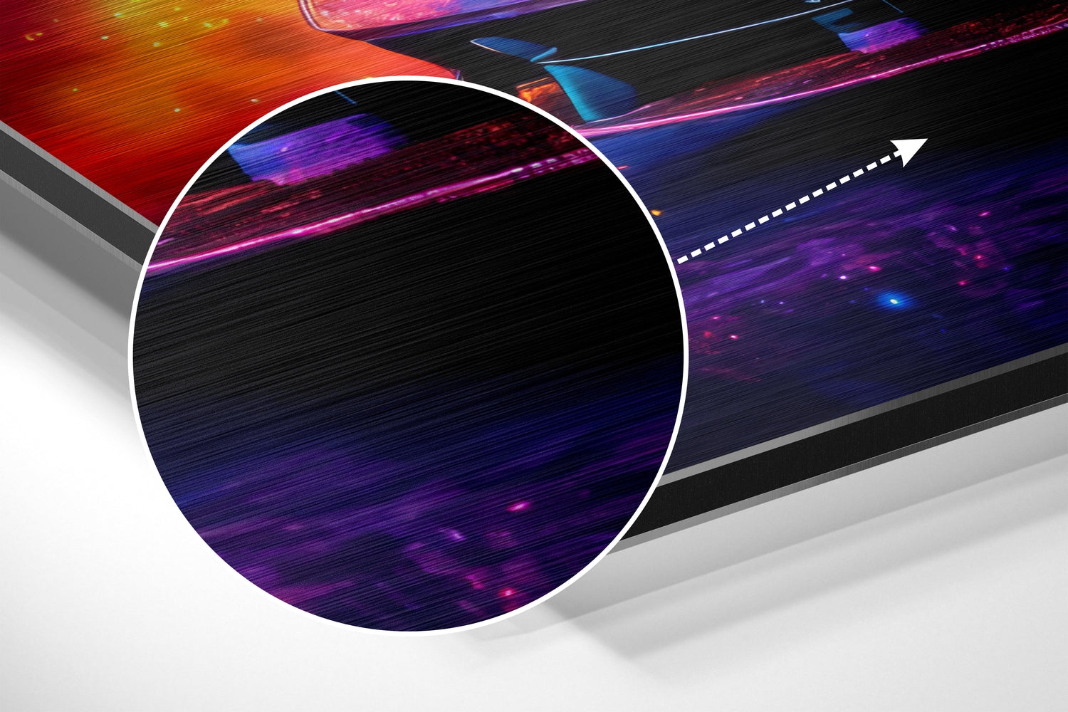 Brushed Aluminium Dibond Wall Art