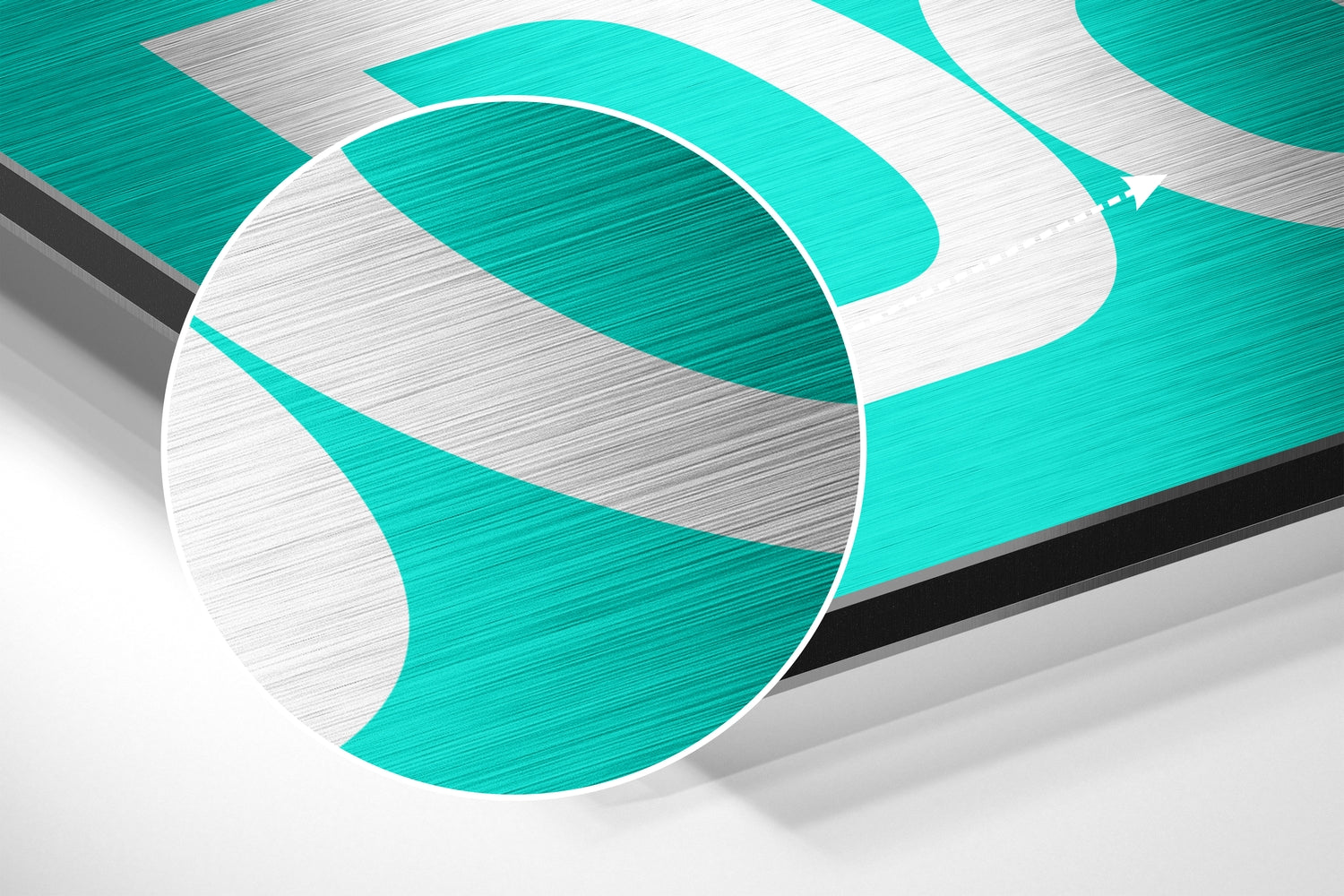 Brushed Aluminium Dibond Wall Art