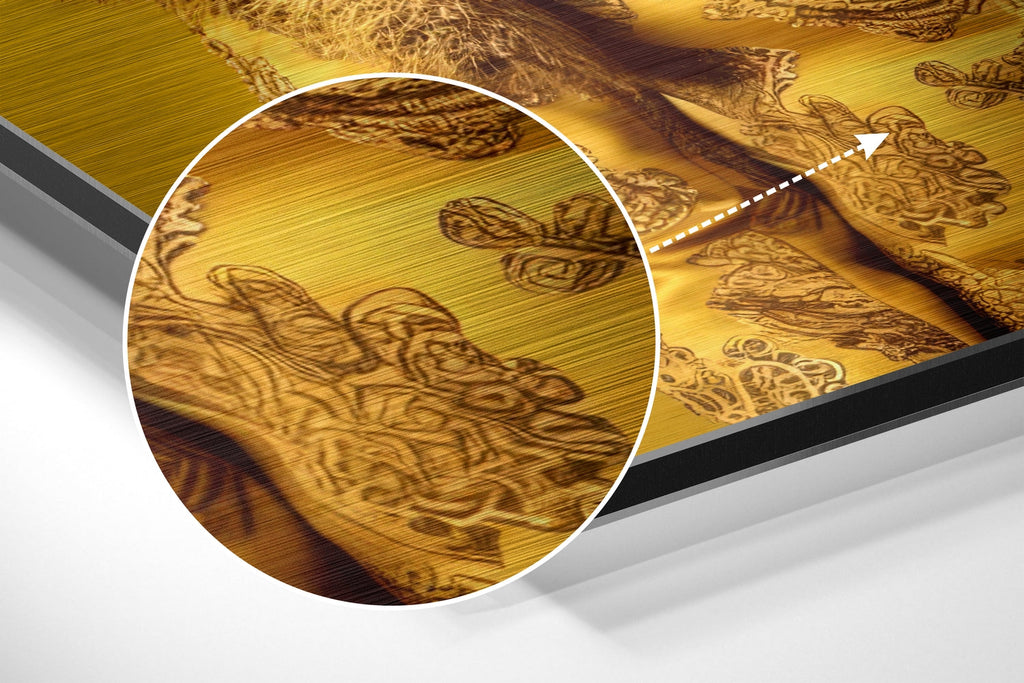 Brushed Aluminium Dibond Wall Art