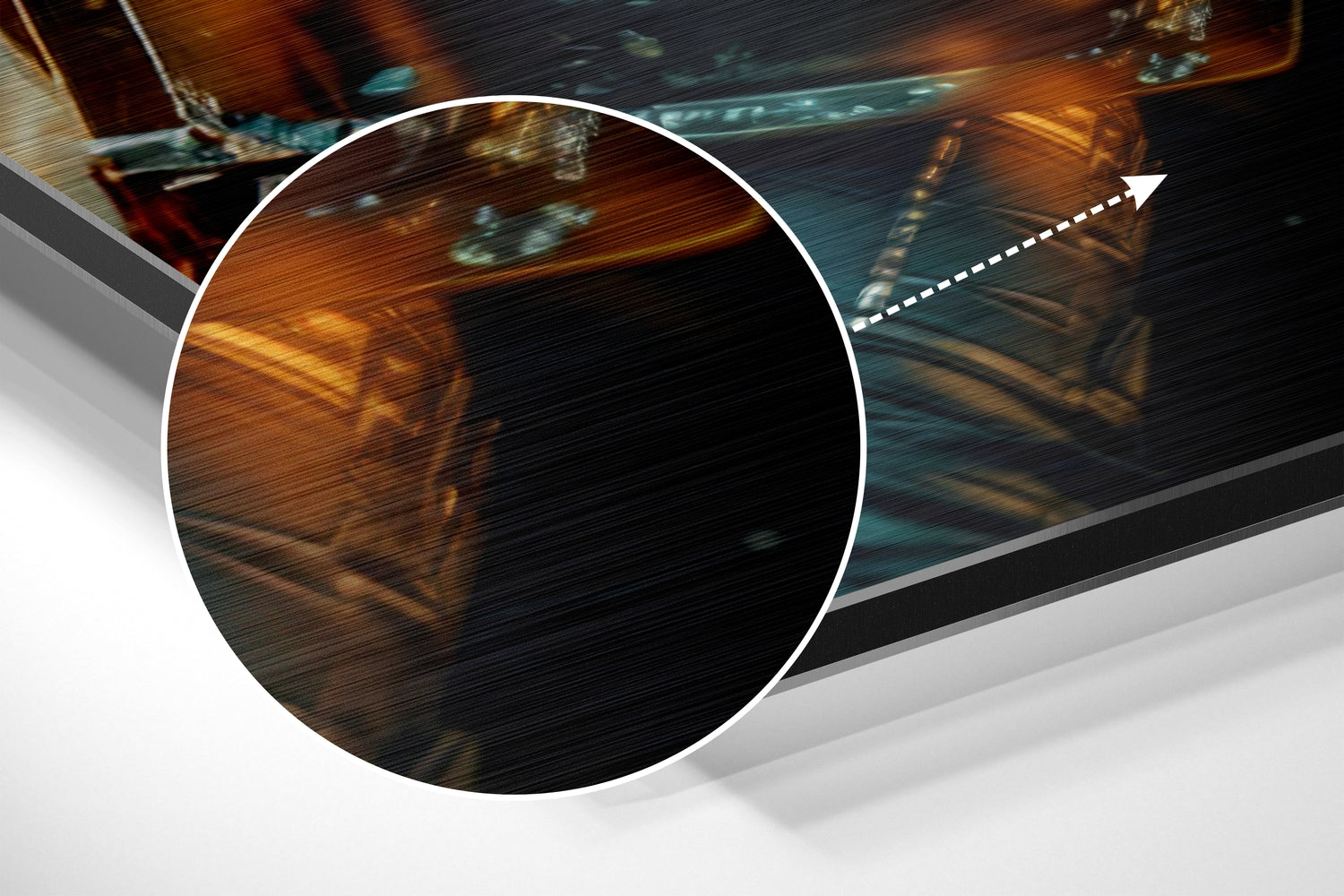 Brushed Aluminium Dibond Wall Art