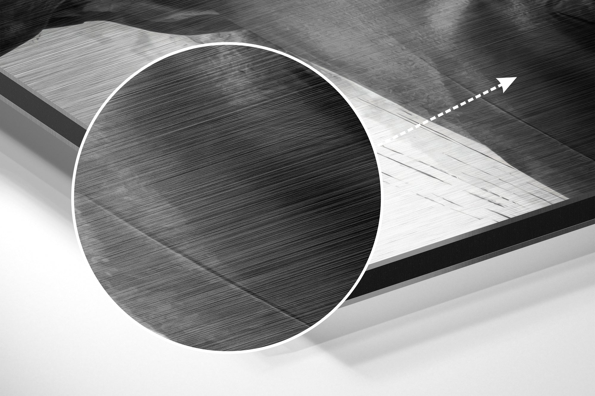 Brushed Aluminium Dibond Wall Art