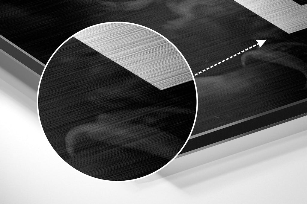 Brushed Aluminium Dibond Wall Art