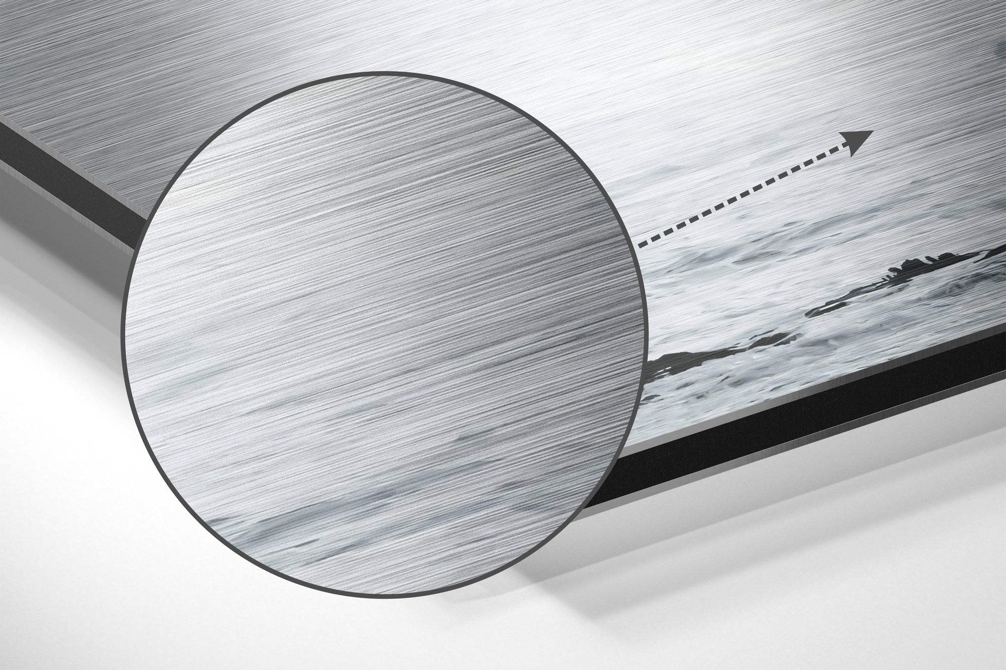 Brushed Aluminium Dibond Wall Art