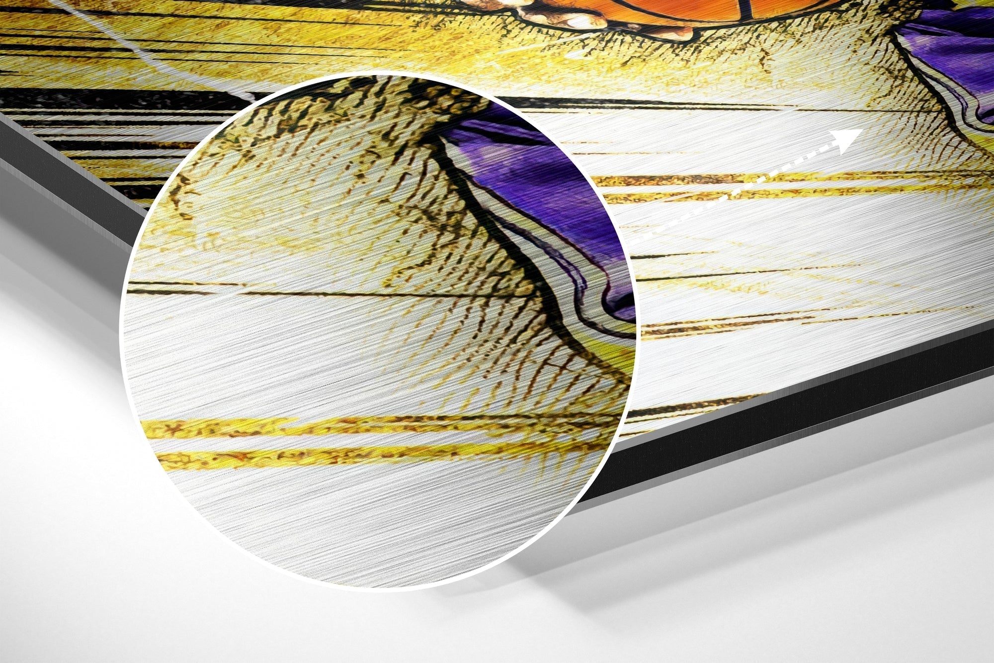 Brushed Aluminium Dibond Wall Art