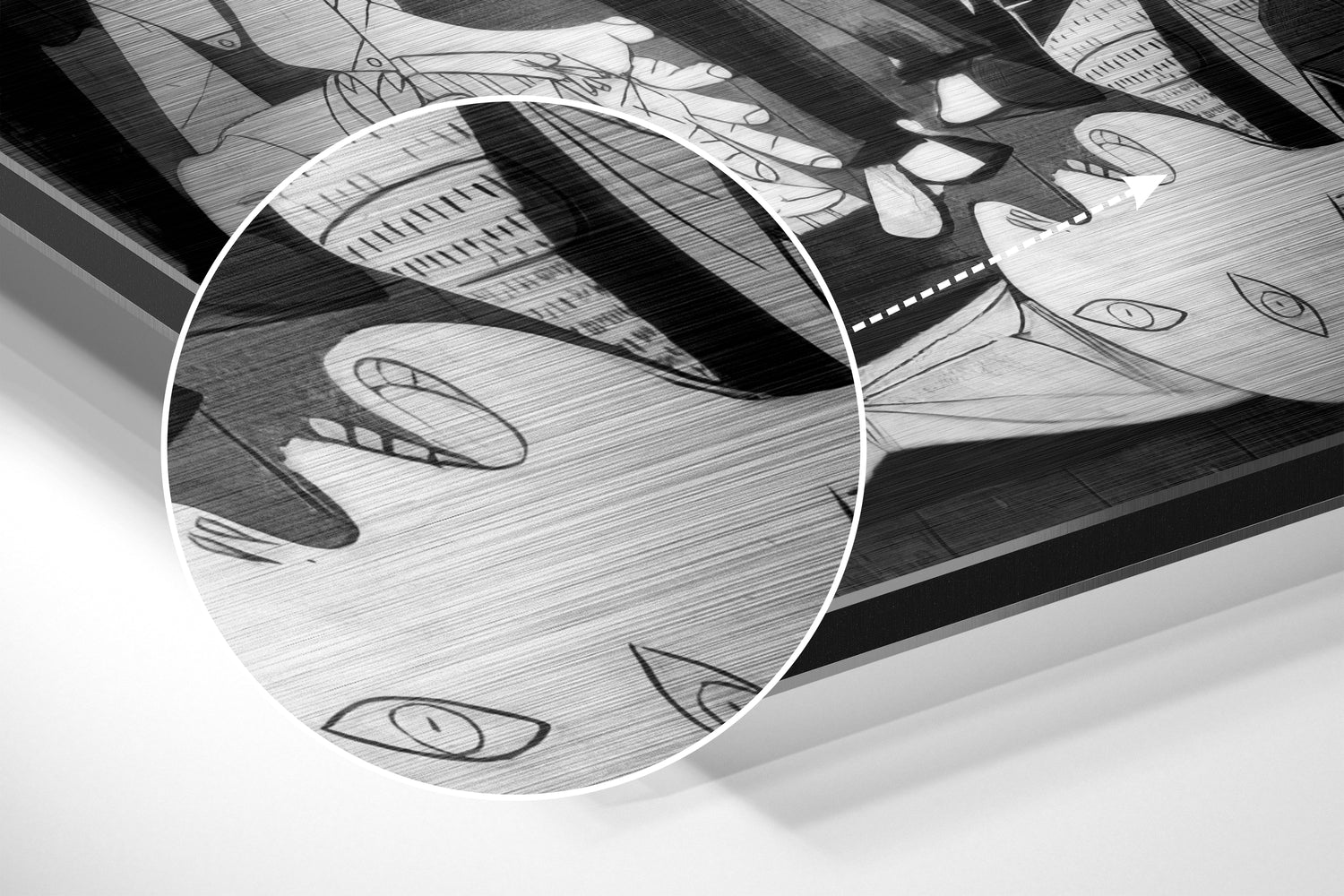 Brushed Aluminium Dibond Wall Art