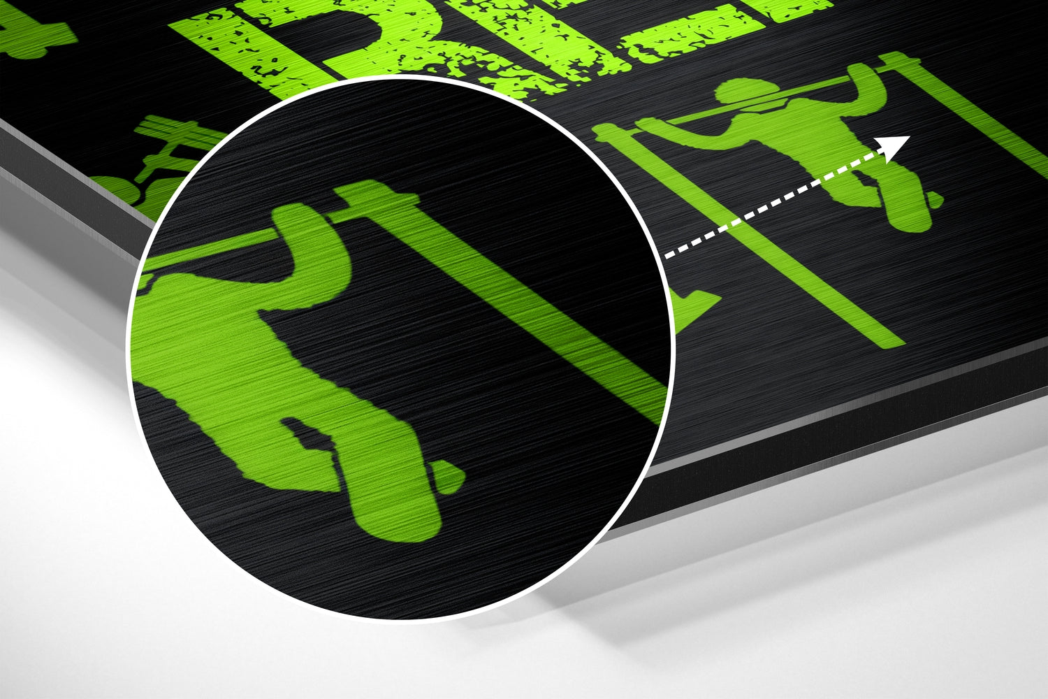 Brushed Aluminium Dibond Wall Art