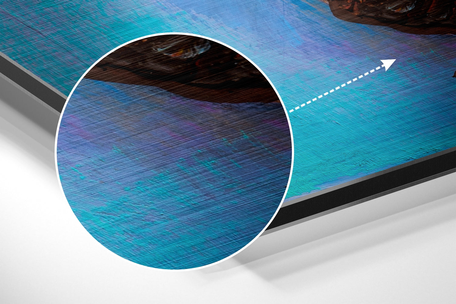Brushed Aluminium Dibond Wall Art