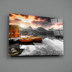 Sunrise Glass Wall Art