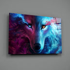 Wolf Glass Wall Art