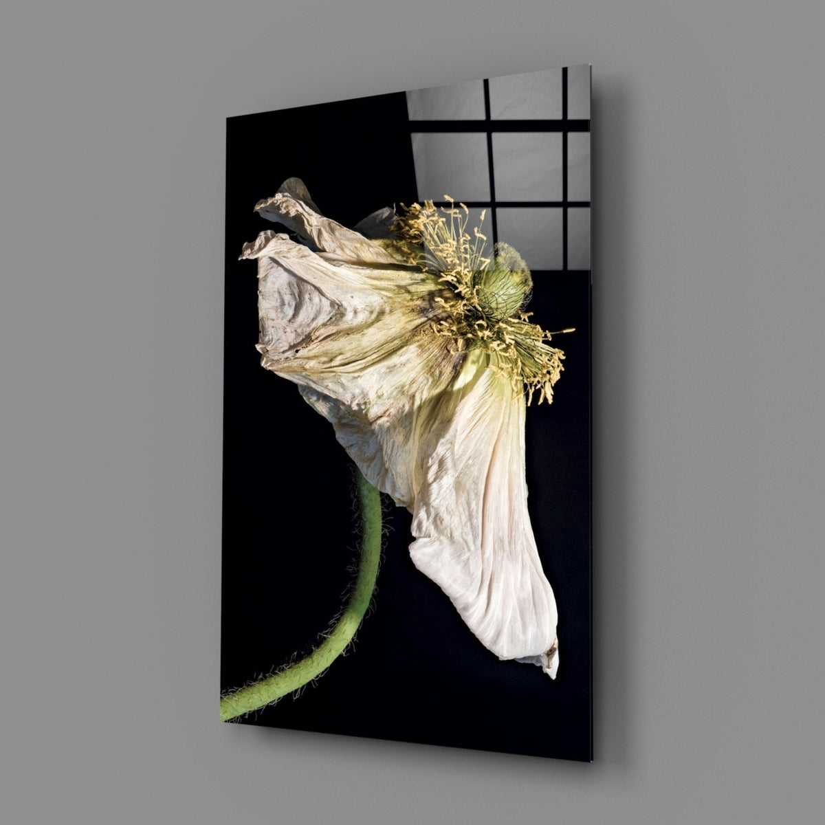 Flower Glass Wall Art