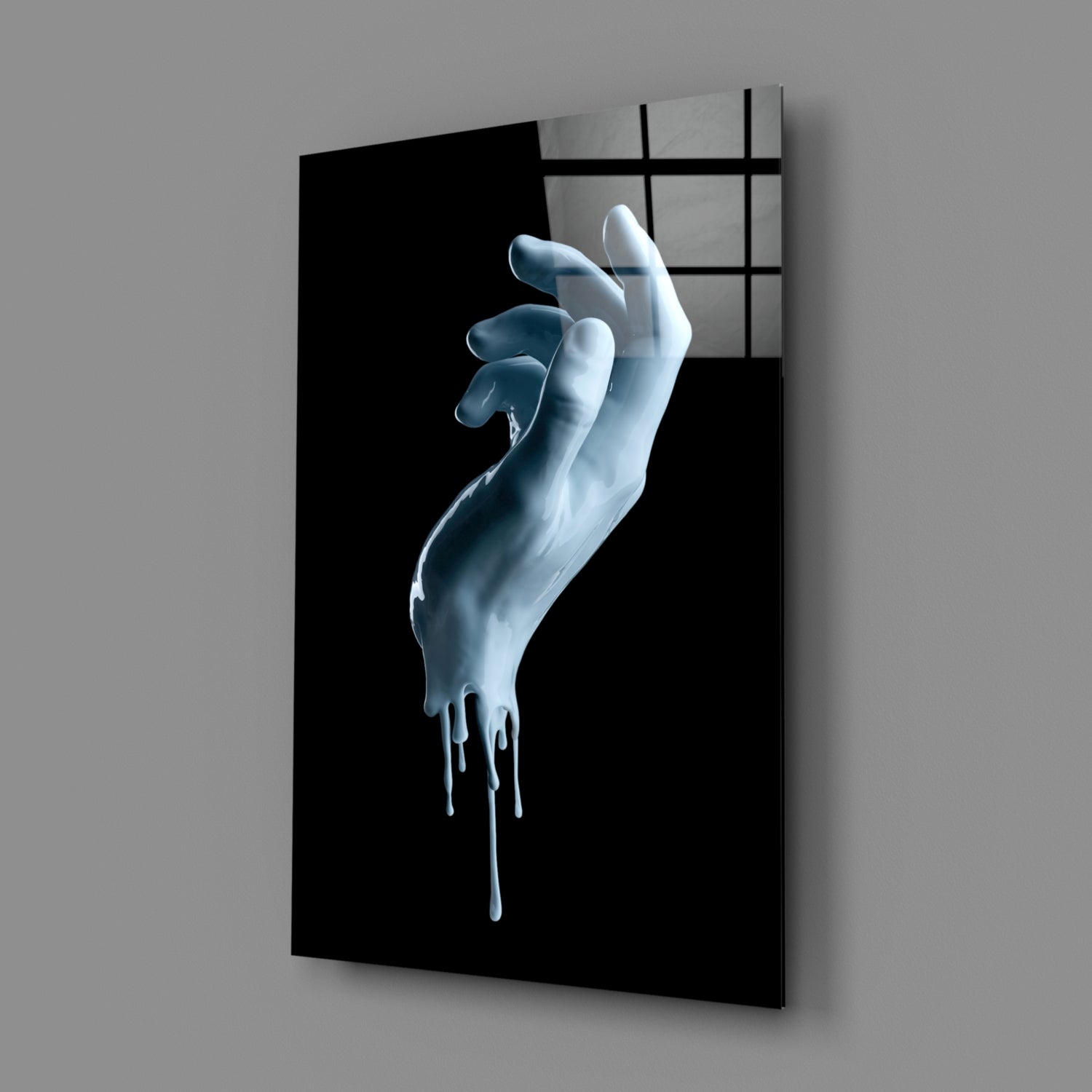 Hand Glass Wall Art