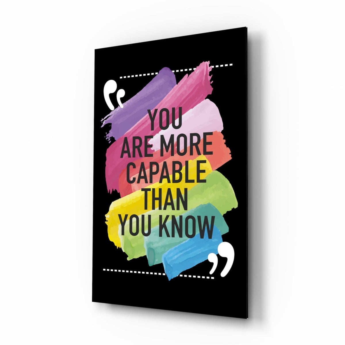 ‚ÄúYou Are More Talented Than You Think‚Äù Glass Wall Art