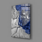 Blue Marble Glass Art
