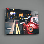 Ferrari‚Äôs Red Glass Wall Art