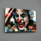 Joker‚Äôs Laugh Glass Wall Art