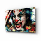 Joker‚Äôs Laugh Glass Wall Art