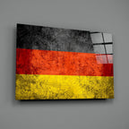Flag of Germany Glass Wall Art