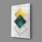 Squares Glass Wall Art