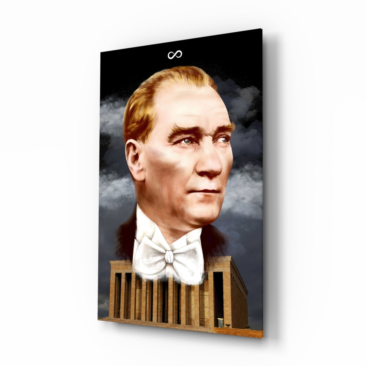 Ataturk Glass Wall Art