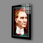 Ataturk Glass Wall Art