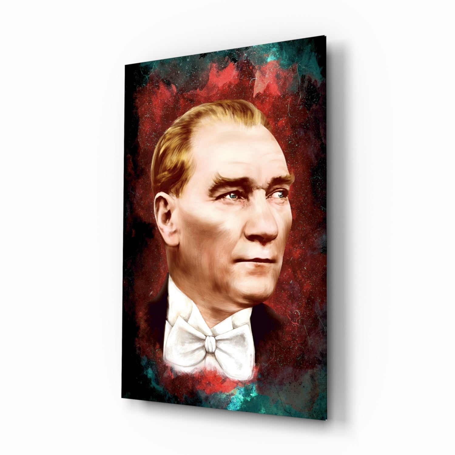 Ataturk Glass Wall Art
