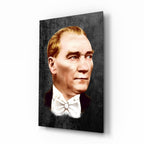 Ataturk Glass Wall Art