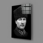 Ataturk Glass Wall Art